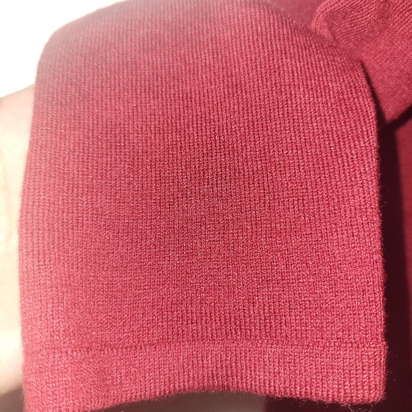 J. Jill Cranberry Wool Blend Cardigan - Picture 9 of 12